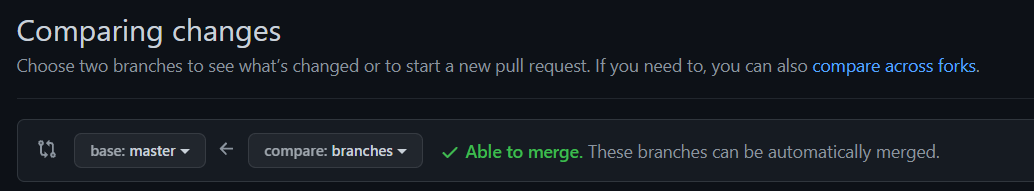 create pull request 